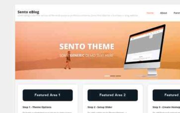 Sento eBlog (screenshot desktop)