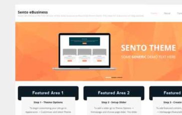 Sento eBusiness (screenshot desktop)