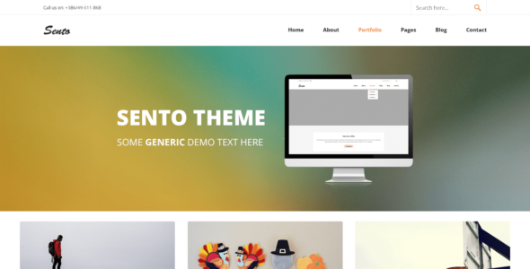 Sento eMagazine (WordPress)