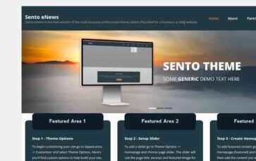 Sento eNews (screenshot desktop)