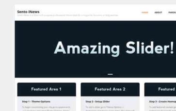 Sento iNews (screenshot desktop)