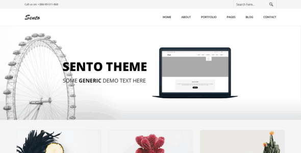 Sento Minimal (WordPress)