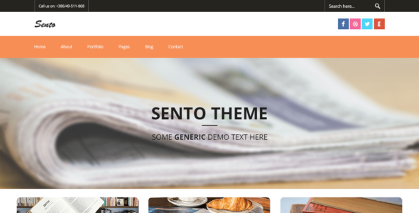 Sento News (WordPress)
