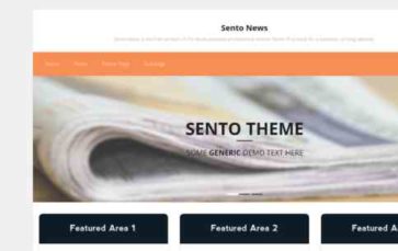Sento News (screenshot desktop)