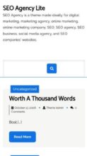 SEO Agency Lite (screenshot mobile)