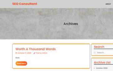 SEO Consultant (screenshot desktop)