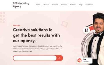 SEO Marketing Agency (screenshot desktop)