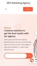 SEO Marketing Agency (screenshot mobile)
