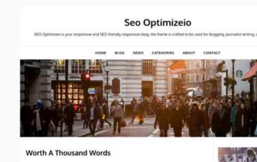 Seo Optimizeio (screenshot desktop)