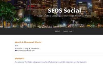 SEOS Social (screenshot desktop)