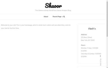 Shaoor (screenshot desktop)