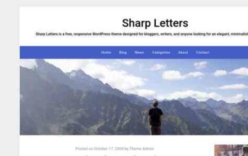 Sharp Letters (screenshot desktop)