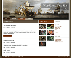 Ships Ahoy (WordPress)