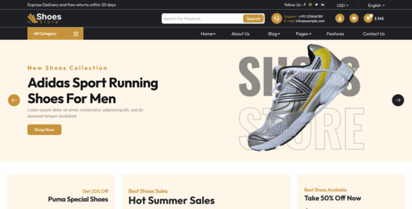 Shoes Footwear (WordPress)