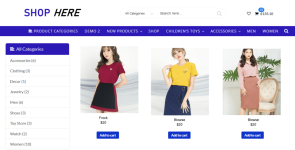 Shop Here (WordPress)