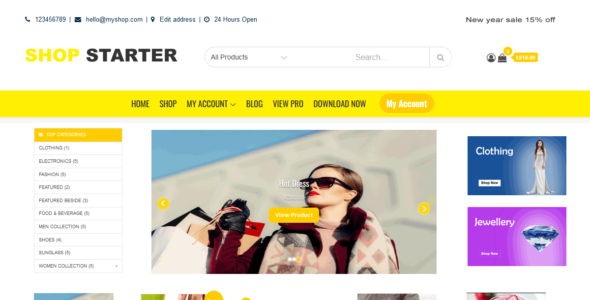 Shop Starter (WordPress)