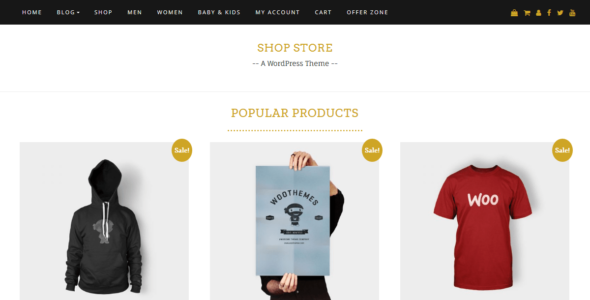 Shop Store (WordPress)