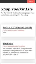 Shop Toolkit Lite (screenshot mobile)