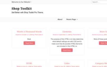 Shop Toolkit (screenshot desktop)