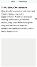 Shop WooCommerce (screenshot mobile)