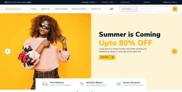 Shopkeeper Ecommerce (WordPress)