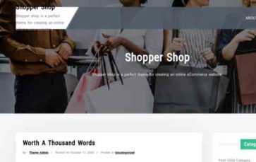 Shopper Shop (screenshot desktop)
