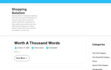 Shopping Solution (screenshot desktop)