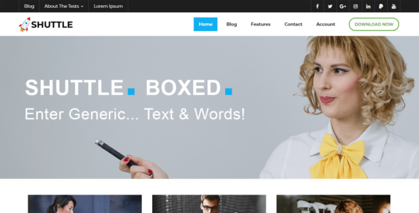 Shuttle Boxed (WordPress)
