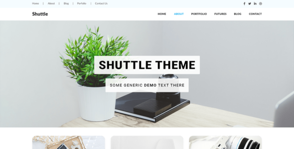 Shuttle Bright (WordPress)