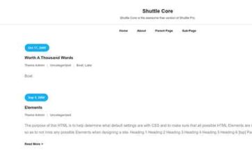 Shuttle Core (screenshot desktop)