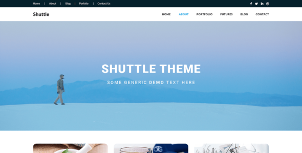 Shuttle eBlog (WordPress)