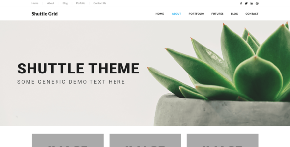 Shuttle eMinimal (WordPress)