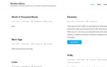 Shuttle eStore (screenshot desktop)