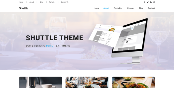 Shuttle Food (WordPress)