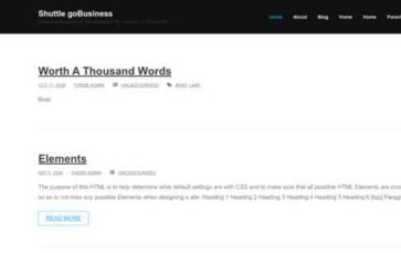 Shuttle GoBusiness (screenshot desktop)