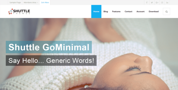 Shuttle goMinimal (WordPress)