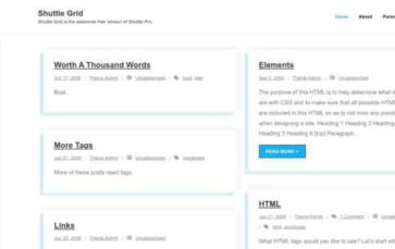 Screenshot Desktop Shuttle Grid (screenshot desktop)