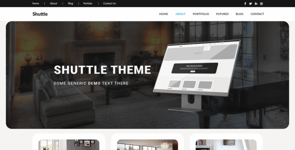 Shuttle Home (WordPress)