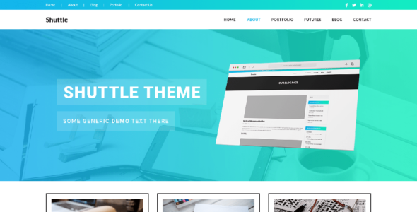Shuttle iDark (WordPress)