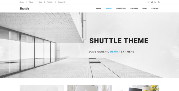 Shuttle iMinimal (WordPress)