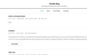Shuttle Mag (screenshot desktop)