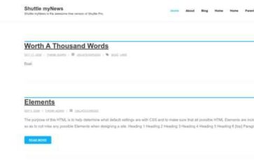 Shuttle myNews (screenshot desktop)