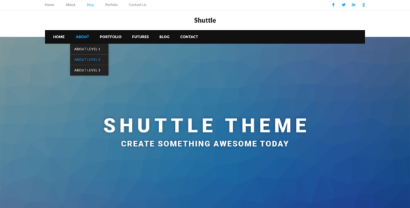 Shuttle Portfolio (WordPress)