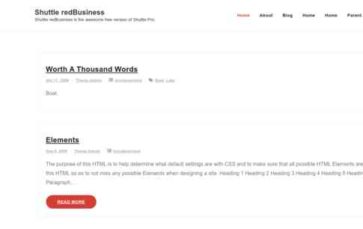 Shuttle redBusiness (screenshot desktop)