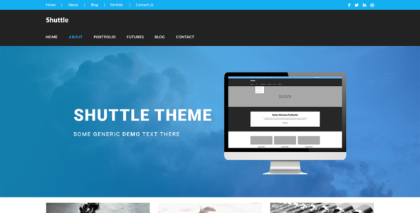 Shuttle Shop Dark (WordPress)