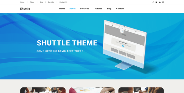 Shuttle Vibrant (WordPress)
