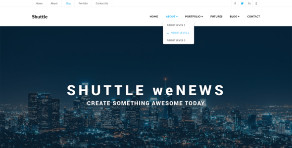 Shuttle weNews (WordPress)