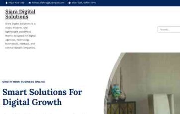 Siara Digital Solutions (screenshot desktop)