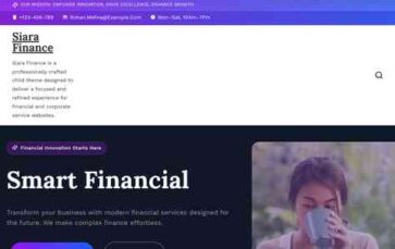 Siara Finance (screenshot desktop)