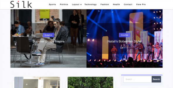 Silk Blog X (WordPress)